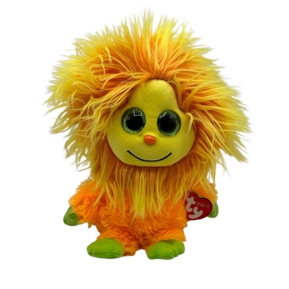 TY Frizzys Collection Tang the Big Eyed Orange Monster - Picture 1 of 9